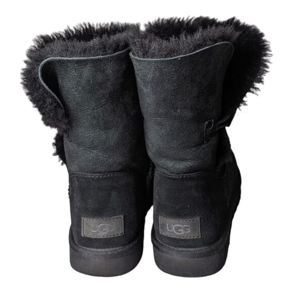 UGG Bailey Bow II Winter Boot 'Black' Size 7 - Picture 5 of 9